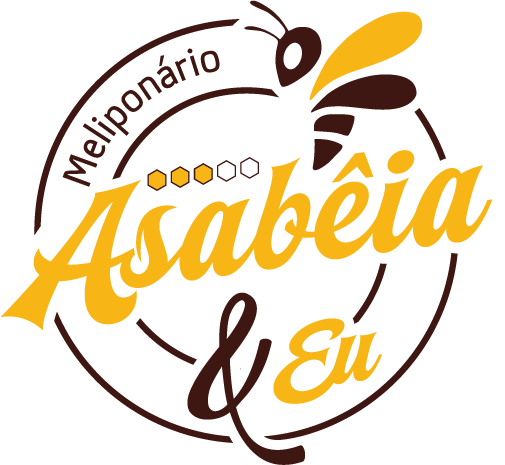 logo do meliponário Asabêia & Eu de Ilha Comprida - SP